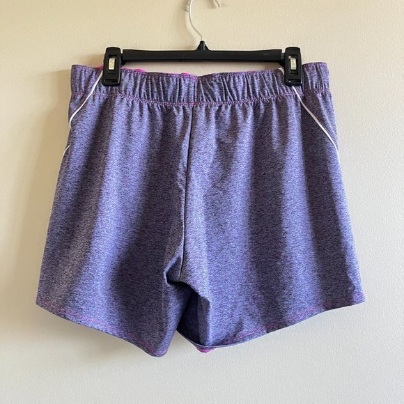Nike‎ Pro Combat Dri Fit Womens Athletic Mesh Shorts Inner Brief Purple Size M - Picture 2 of 3